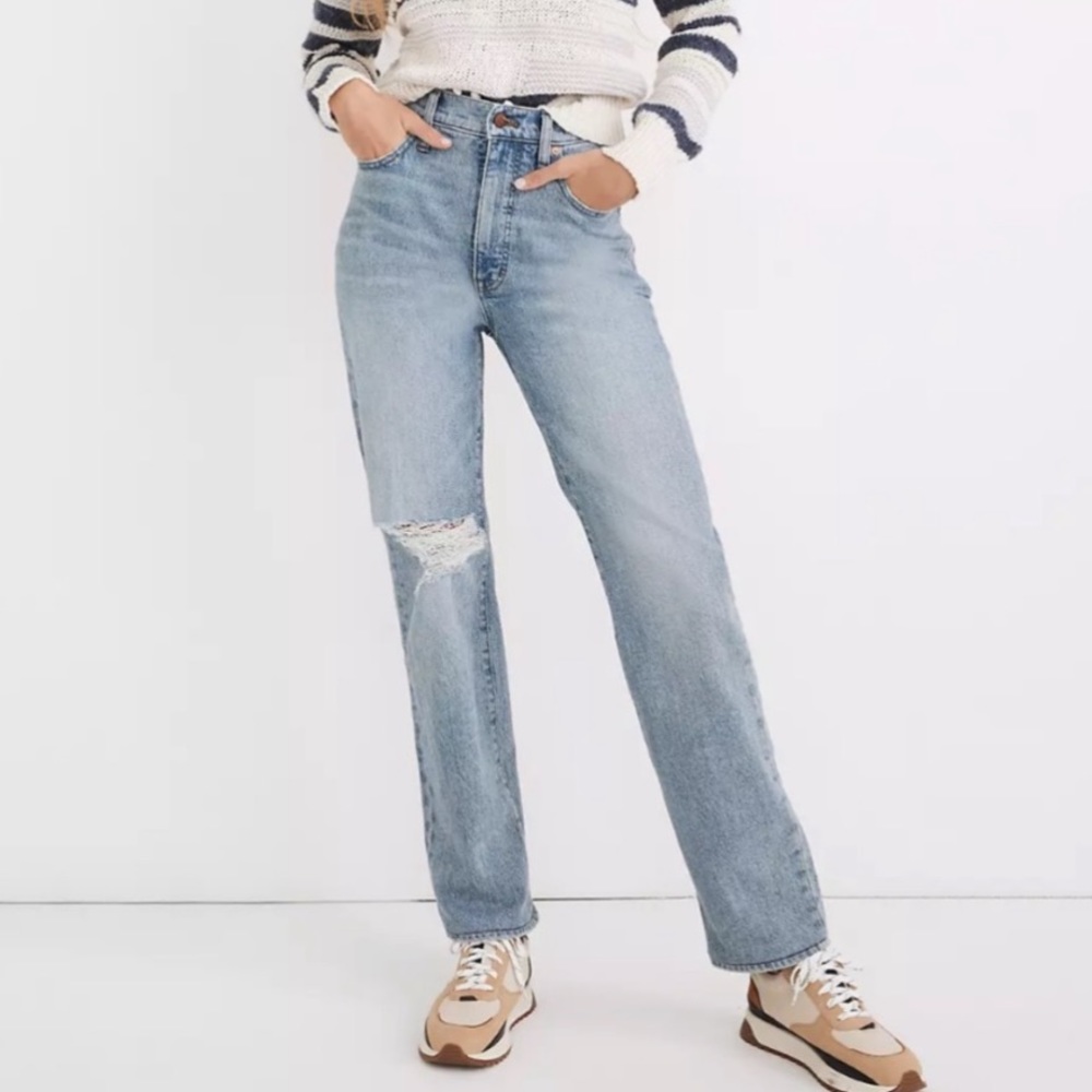 Madewell Perfect Vintage Straight Jean in Reinhart Wash size 29 EUC
